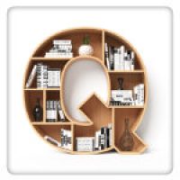 Bookshelves 3d font. Alphabet in the form of book shelves. Mockup font. Letter A,  3d rendering