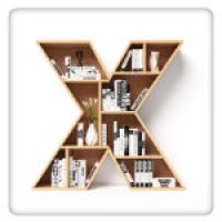 Bookshelves 3d font. Alphabet in the form of book shelves. Mockup font. Letter A,  3d rendering